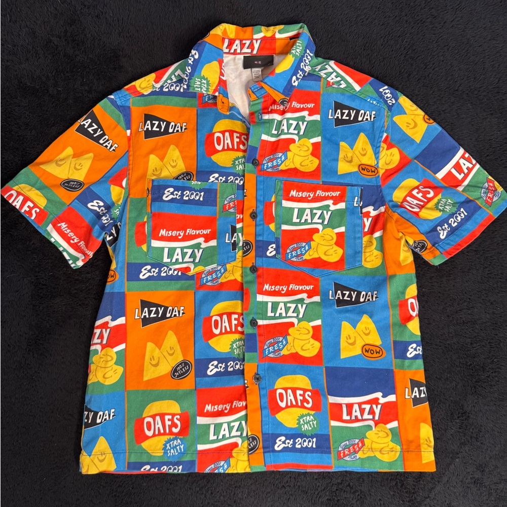 Lazy Oaf button-up short sleeve shirt